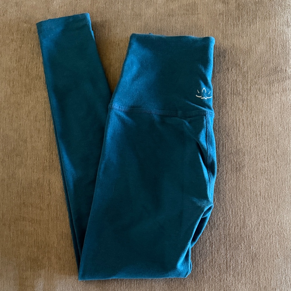 Blue/Geen Beyond Yoga High-Waisted Leggings